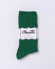 Chusette 100% Wool Socks | Forest Green