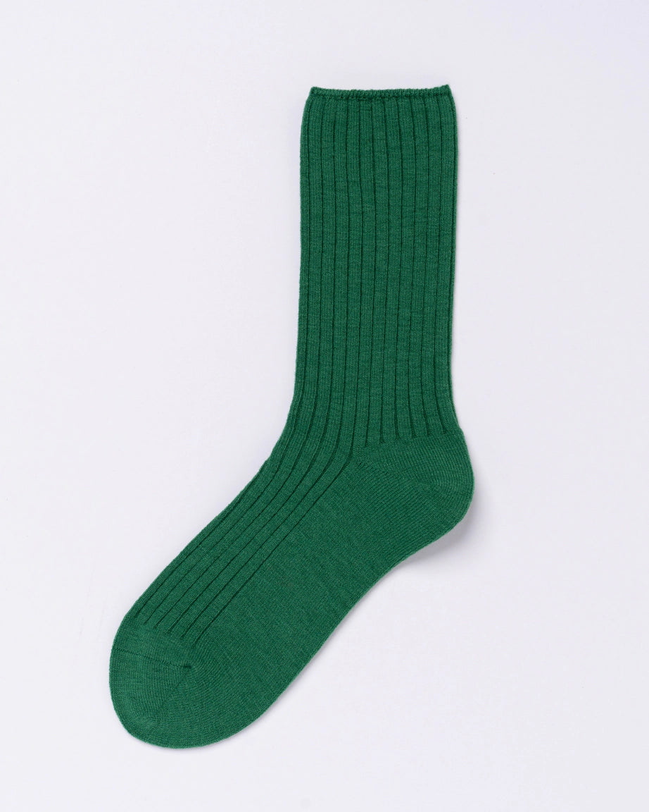 Chusette 100% Wool Socks | Forest Green