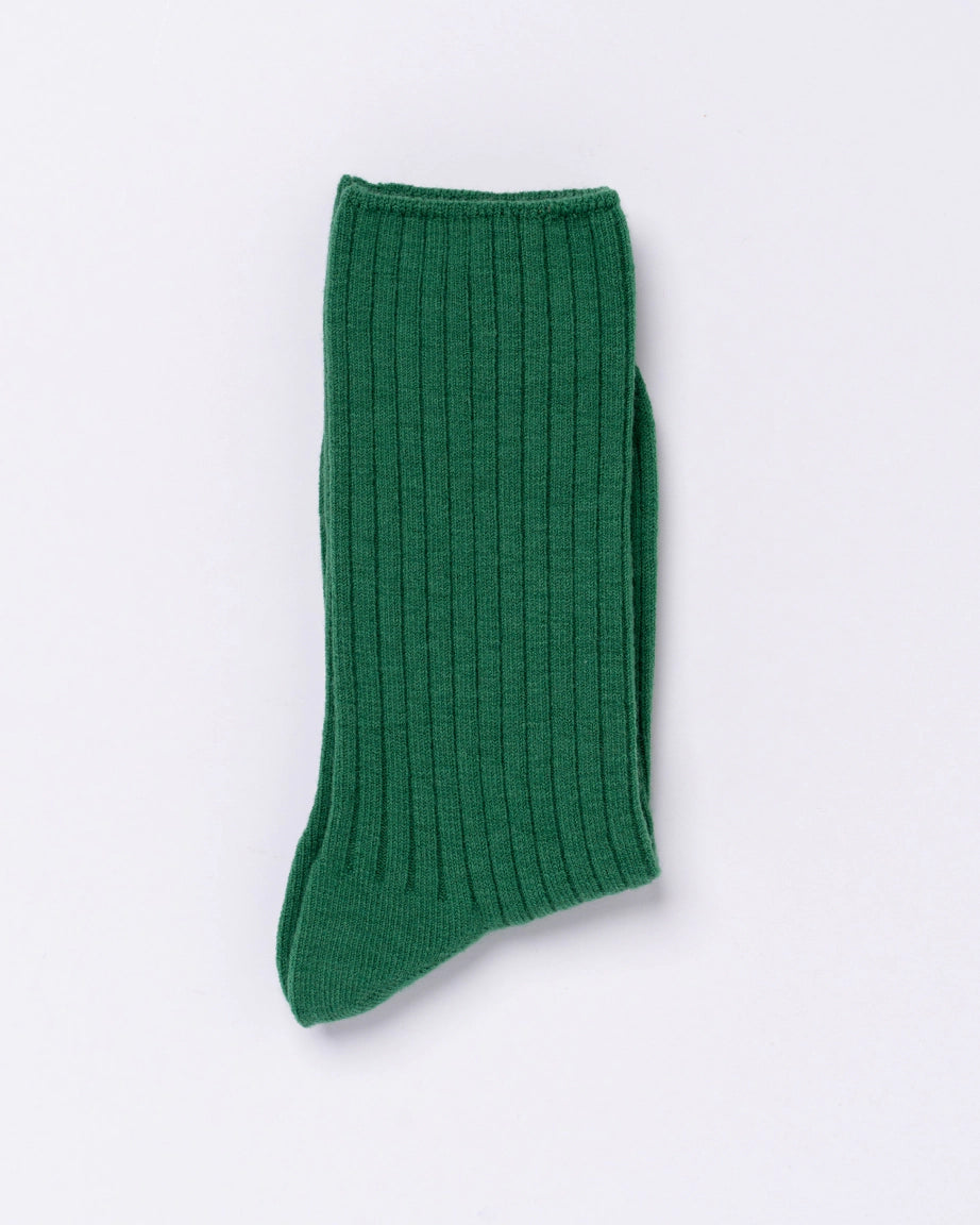 Chusette 100% Wool Socks | Forest Green