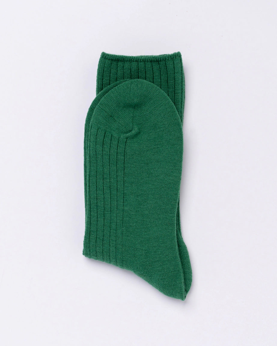 Chusette 100% Wool Socks | Forest Green