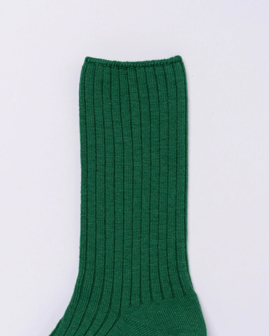 Chusette 100% Wool Socks | Forest Green
