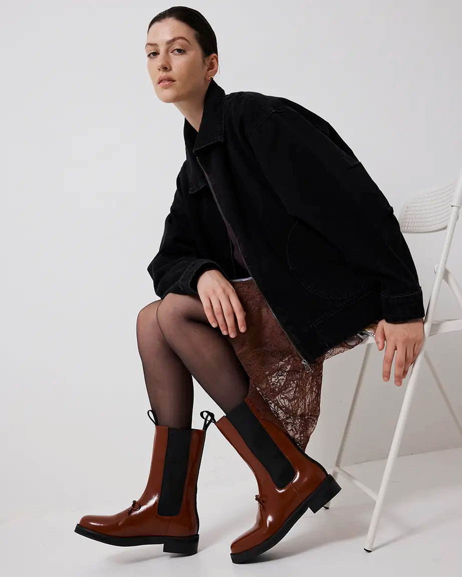 Georgia Riding Boot | Ginger