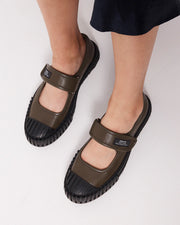 Grace Velcro Leather Mary Jane | Pickle