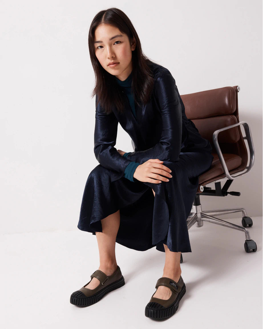 Grace Velcro Leather Mary Jane | Pickle