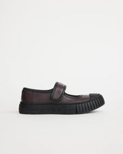 Grace Velcro Mary Jane | Aubergine