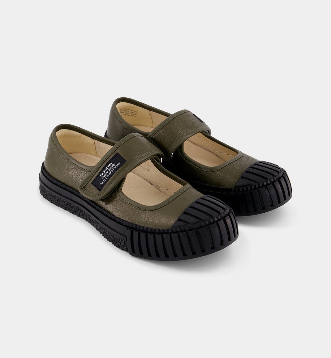 Grace Velcro Leather Mary Jane | Pickle