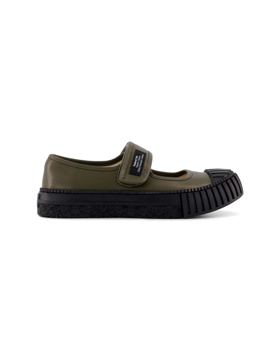 Grace Velcro Leather Mary Jane | Pickle