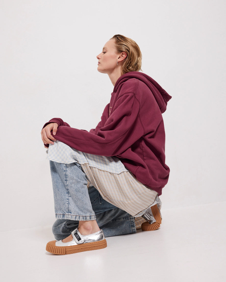 Grace Velcro Leather Mary Jane | Silver
