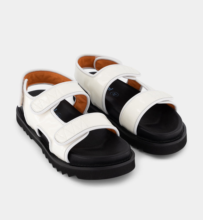 Hartley Velcro Sandal | Milk