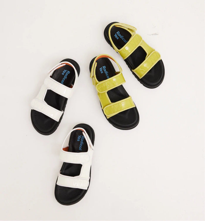 Hartley Velcro Sandal | Milk