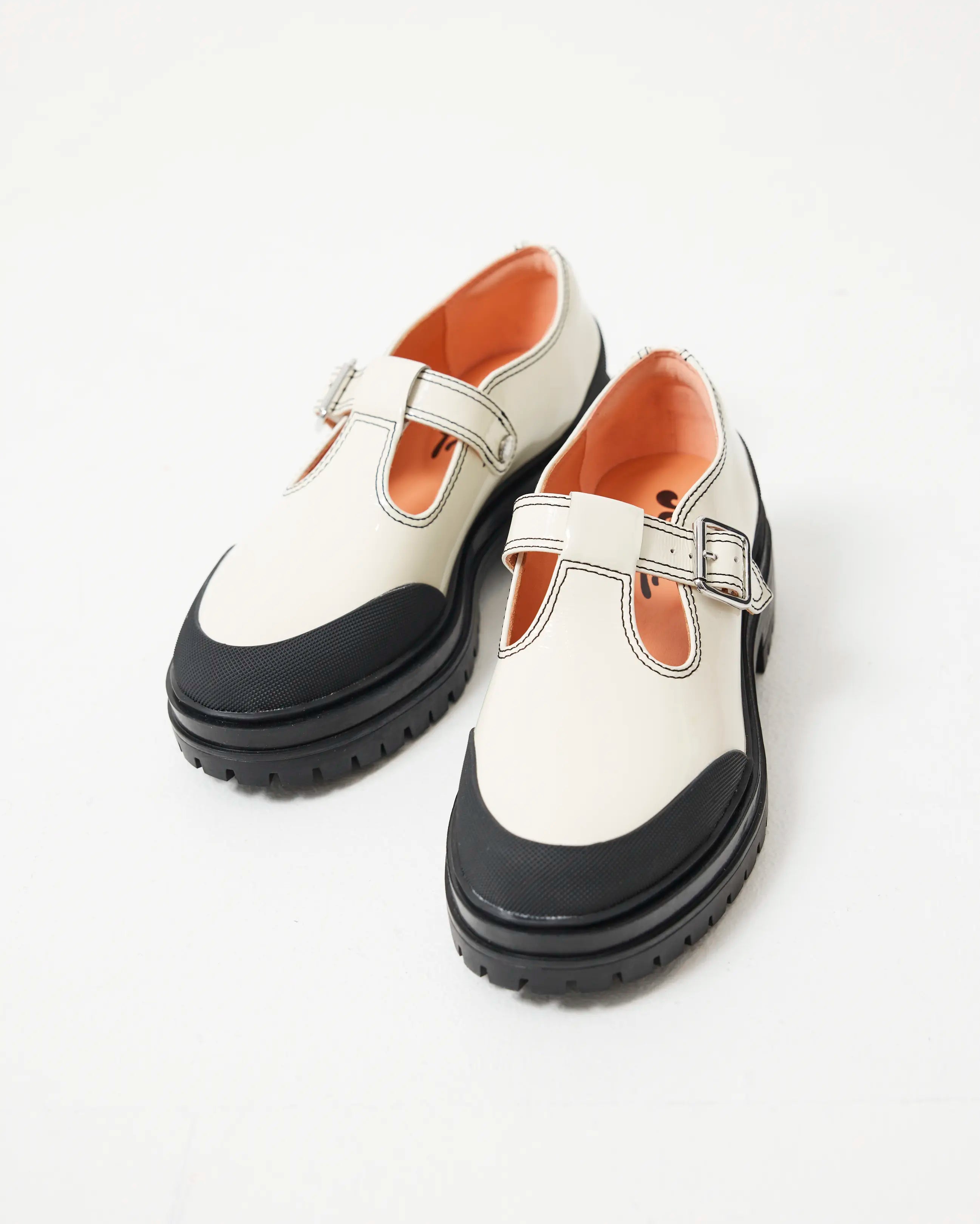 Icehouse Street T-Bar Shoe | Milk Gloss
