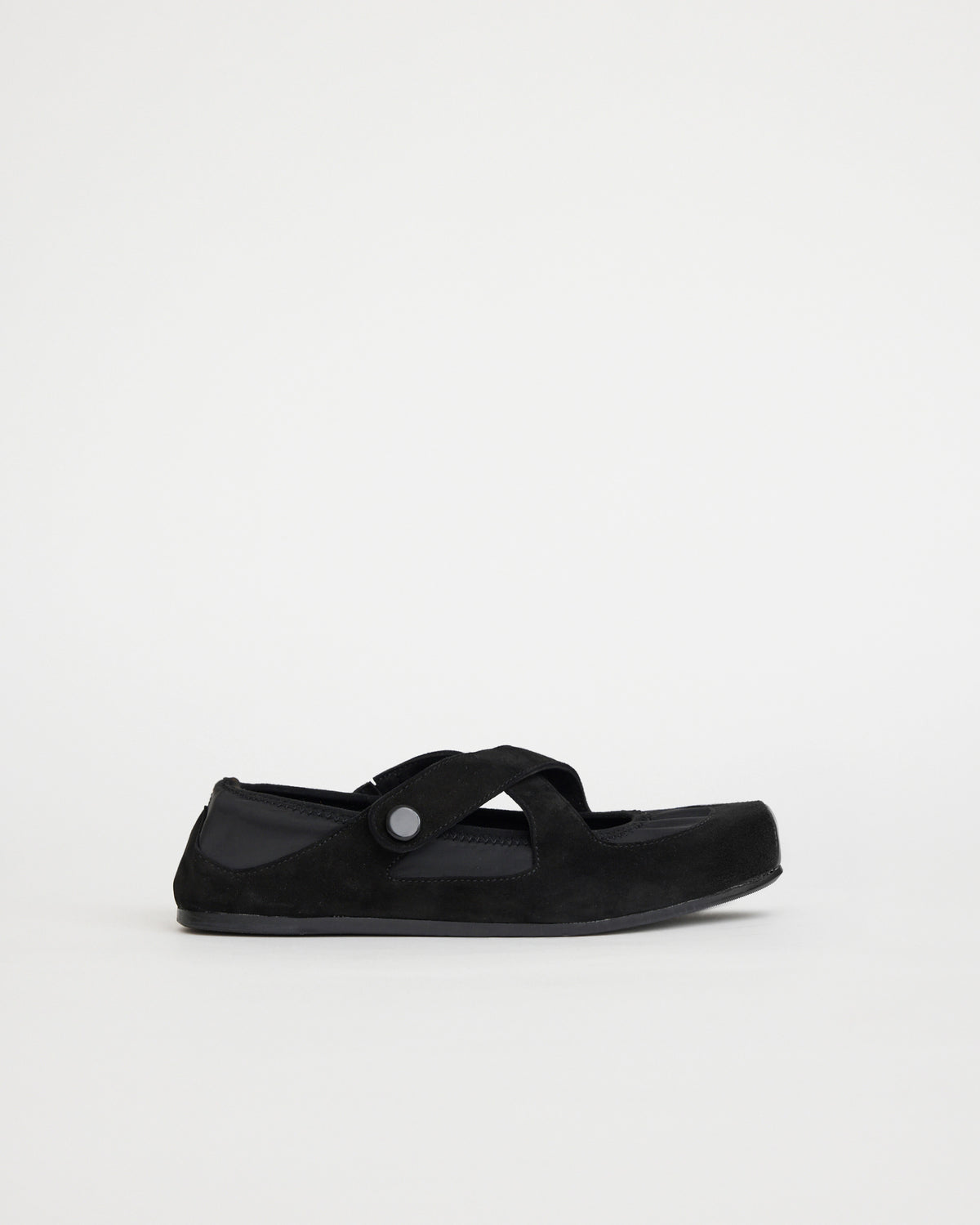 Iris Square Toe Sneakerina | Black