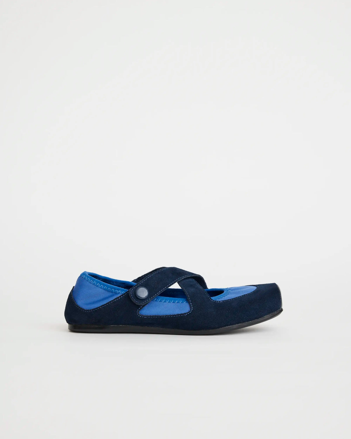 Iris Square Toe Sneakerina | Cobalt Splice
