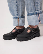Icehouse Street T-Bar Shoe | Black