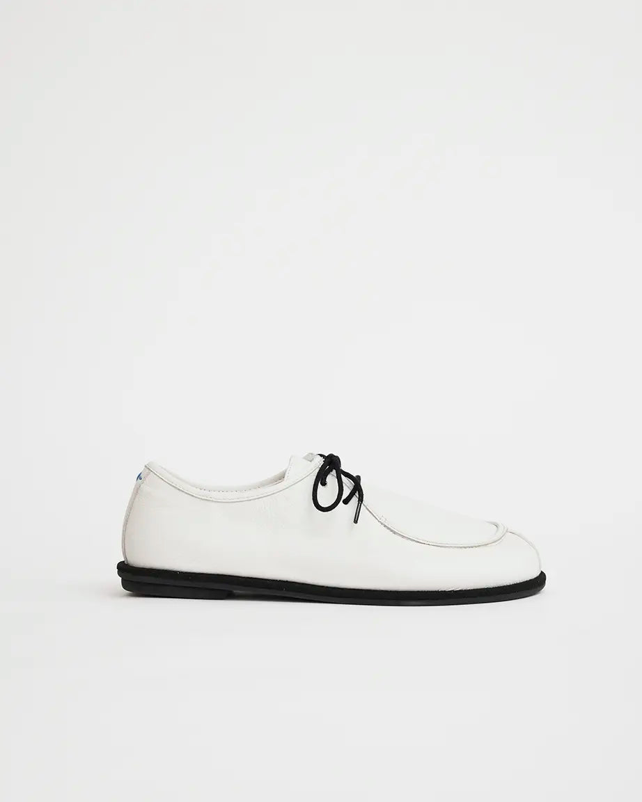 Jaipur Lace Up Loafer | Ecru