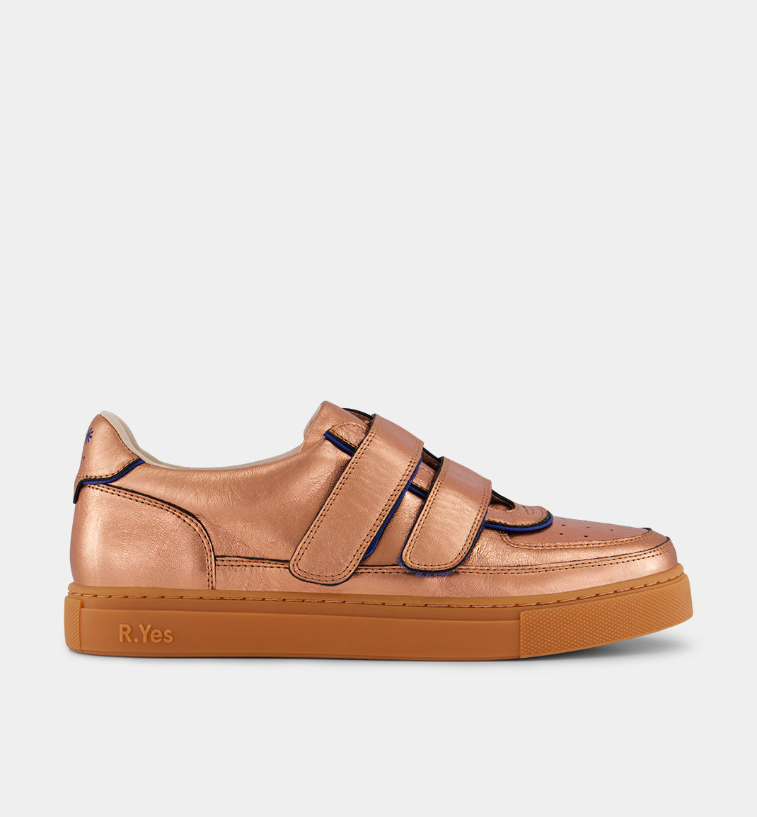Journey 4.0 Velcro Sneaker | Apricot Metallic