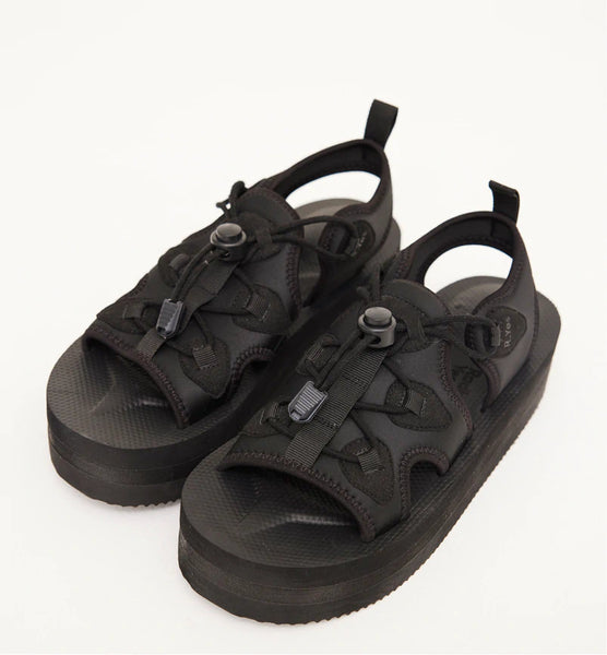 Kyoto Athletic Neoprene Sandal | Black