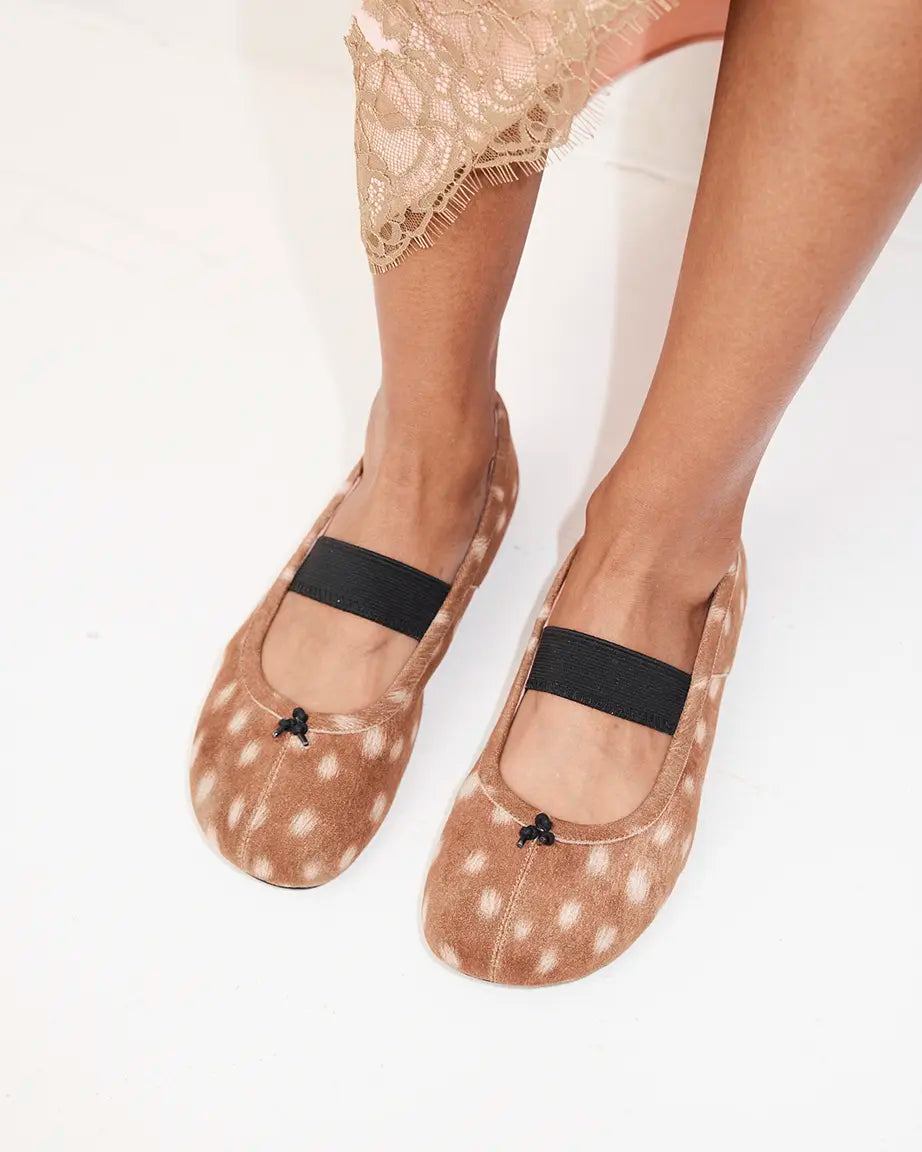 Lou Lou Stitch Toe Ballet | Fawn