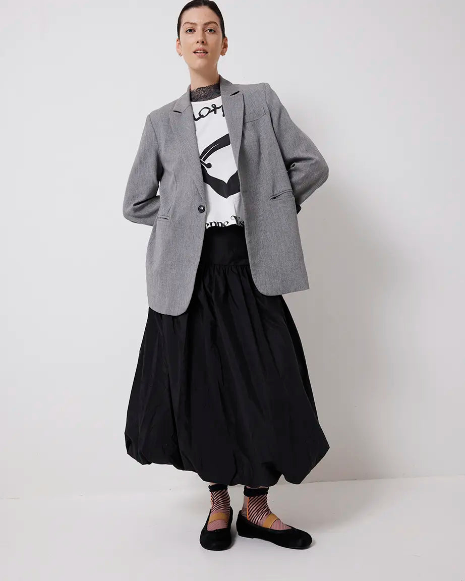 Lou Lou Stitch Toe Ballet | Black Ponyhair