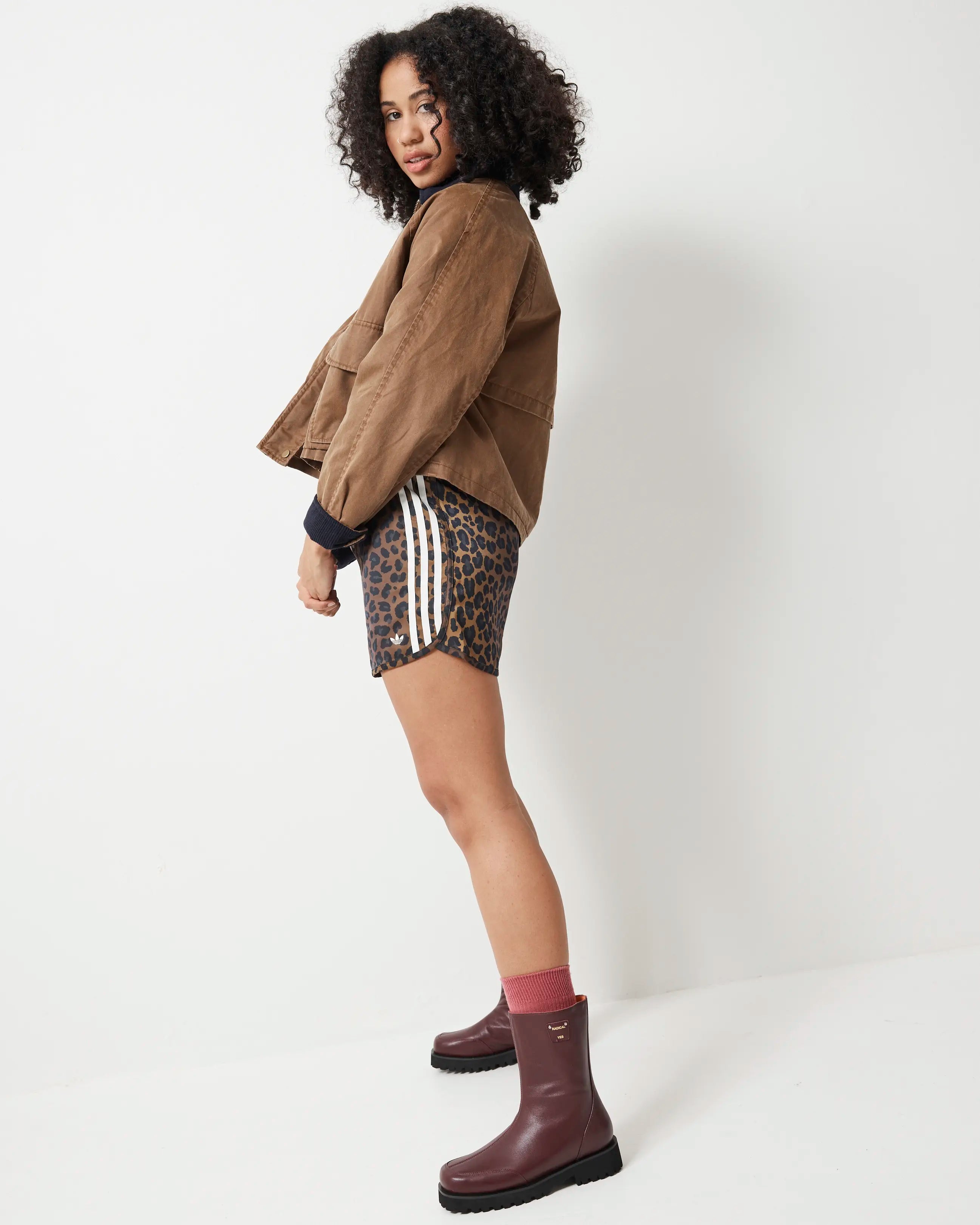Luminous Midi Boot | Cherry
