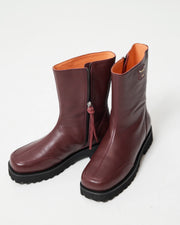Luminous Midi Boot | Cherry