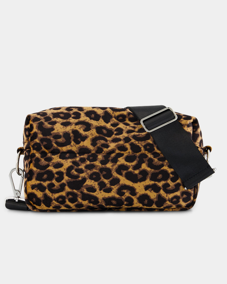 North Star Clutch | Leopard Velvet