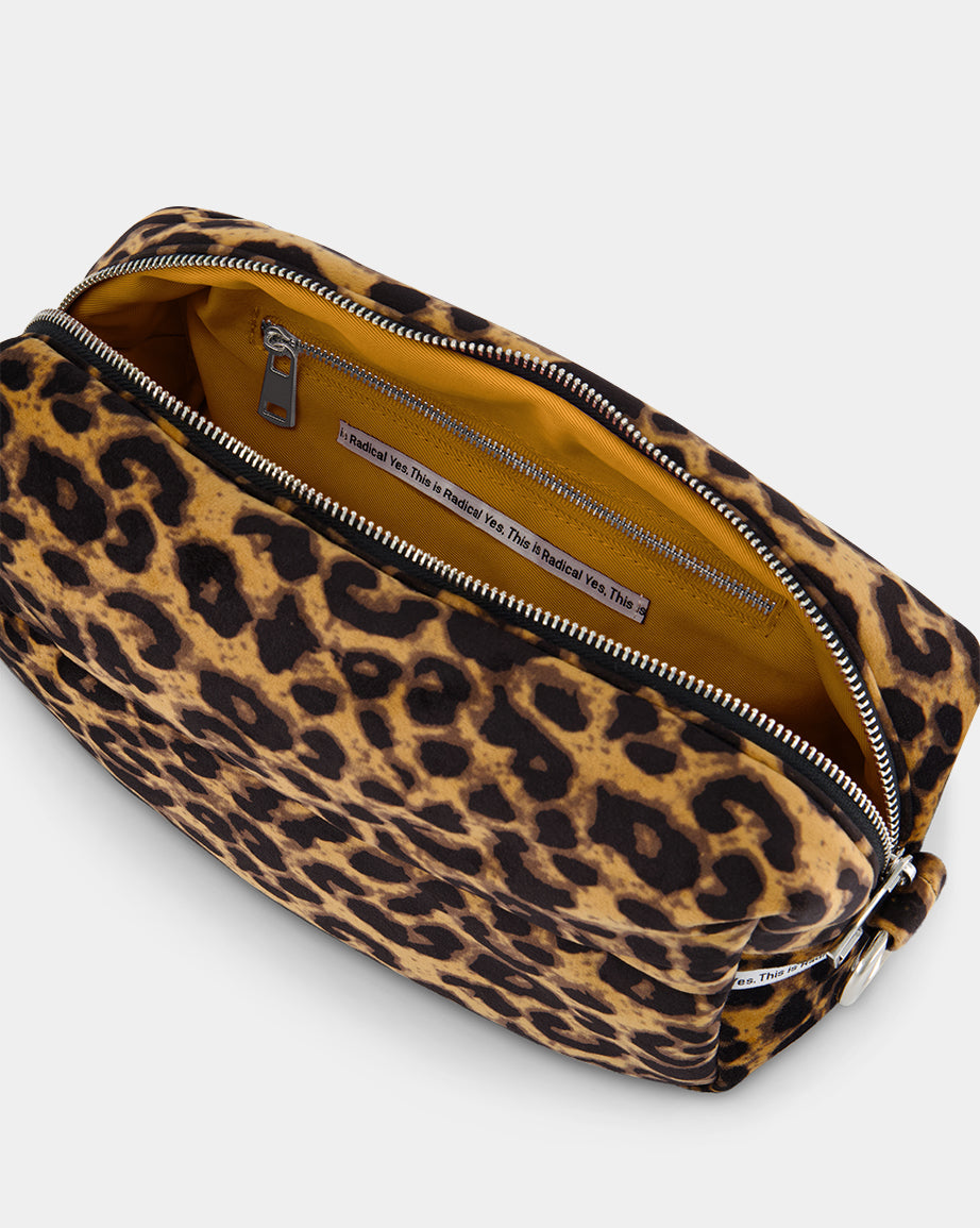North Star Clutch | Leopard Velvet