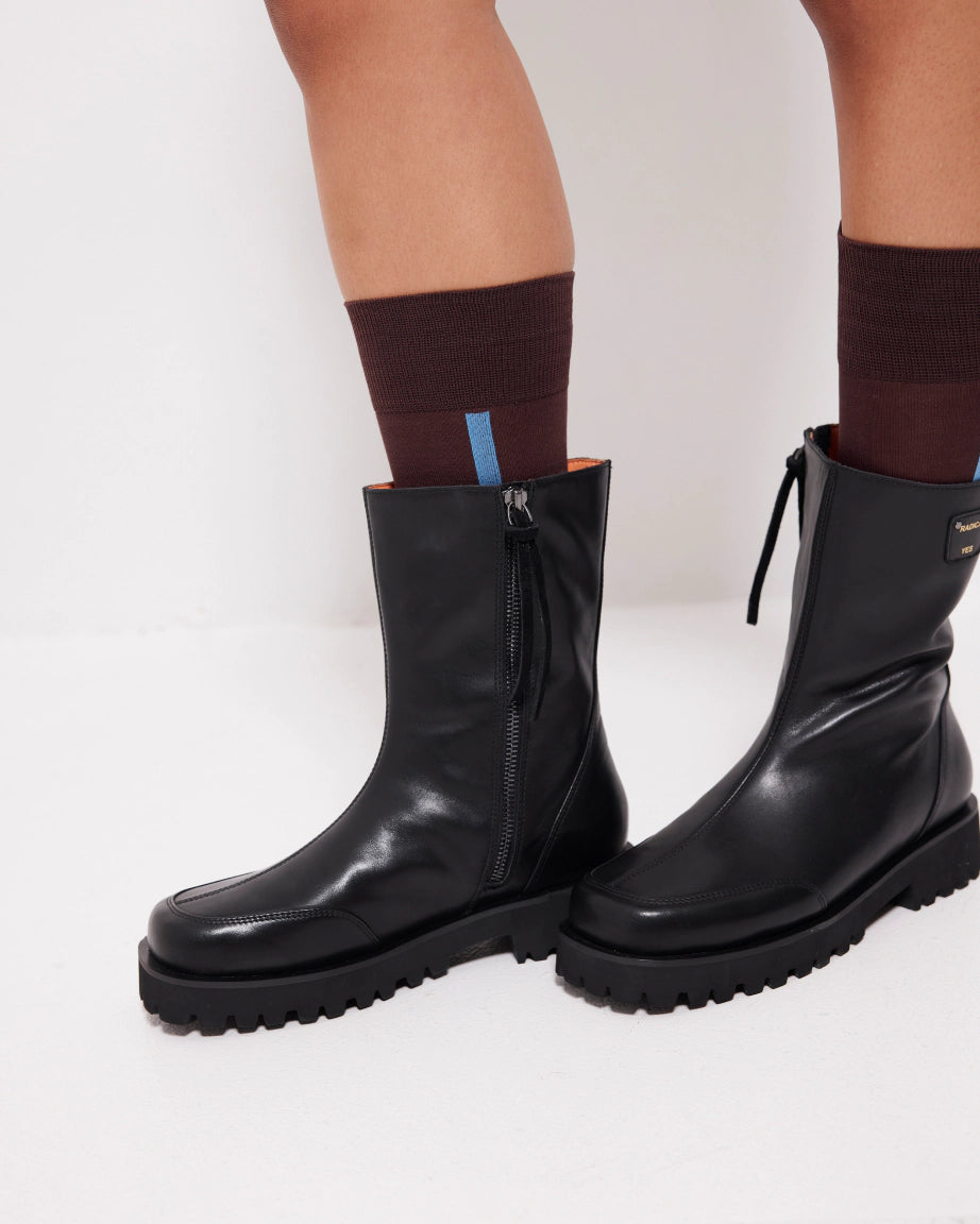 Luminous Midi Boot | Black