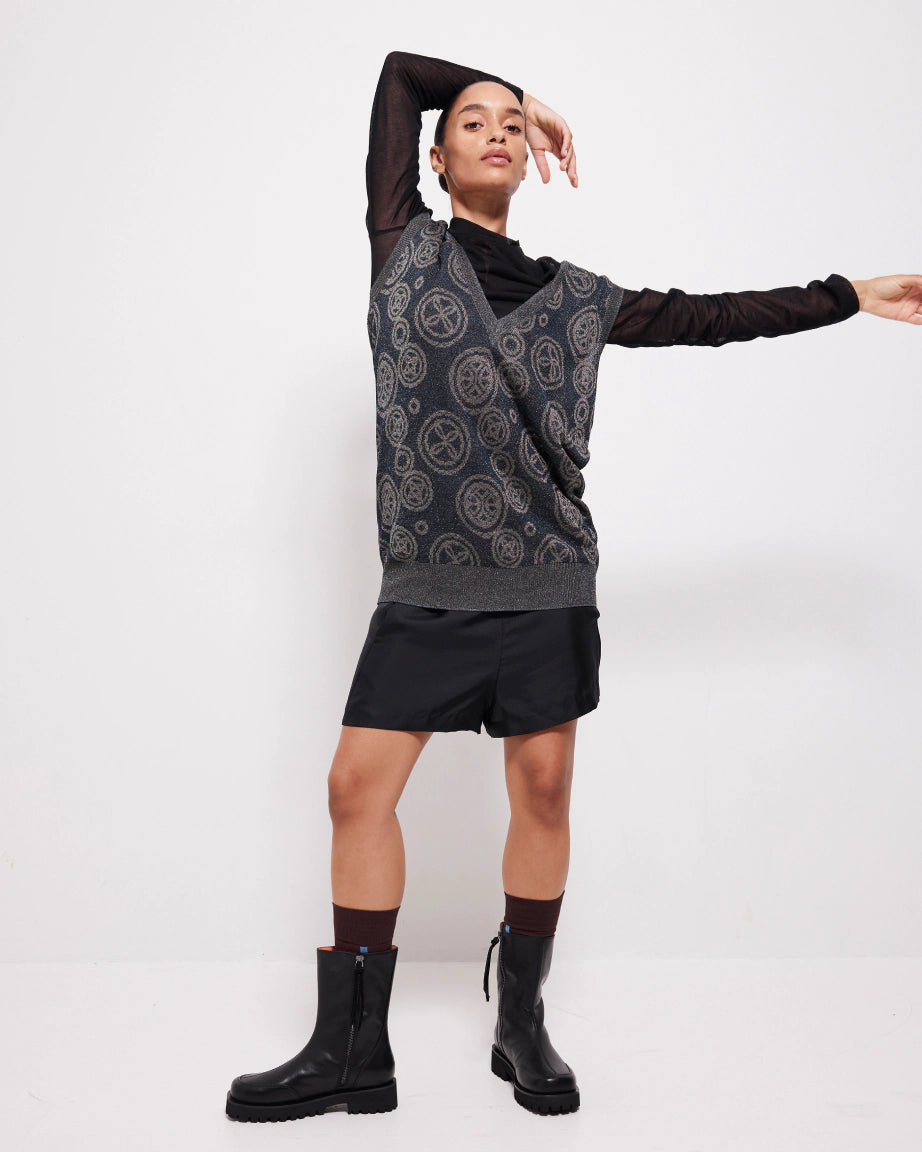 Luminous Midi Boot | Black