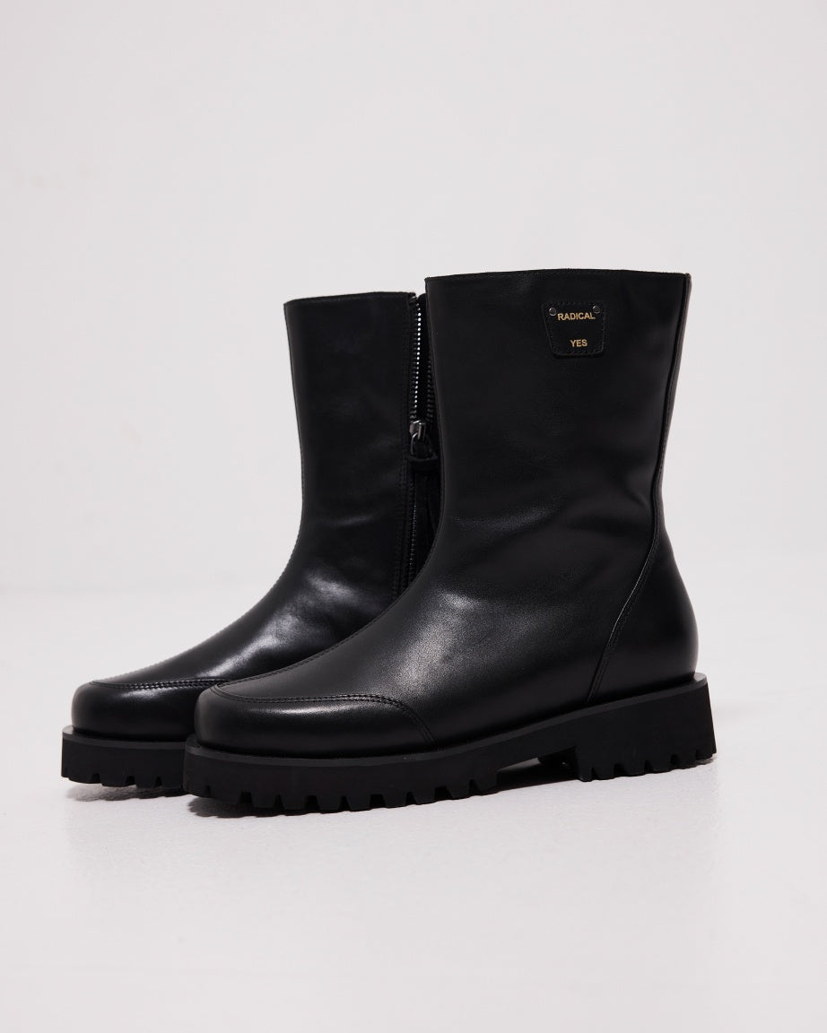 Luminous Midi Boot | Black