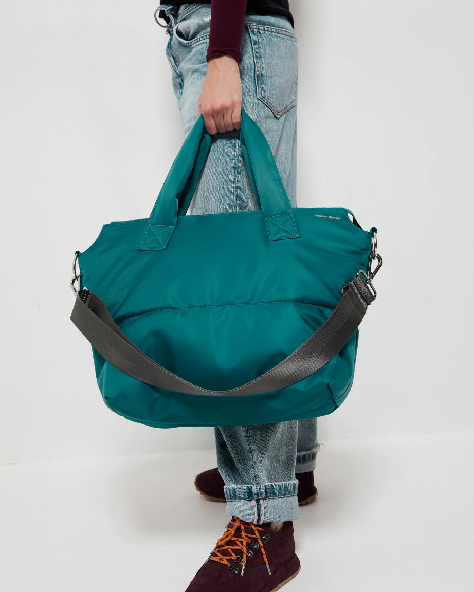Maximilian Dance Tote in Nylon | Emerald