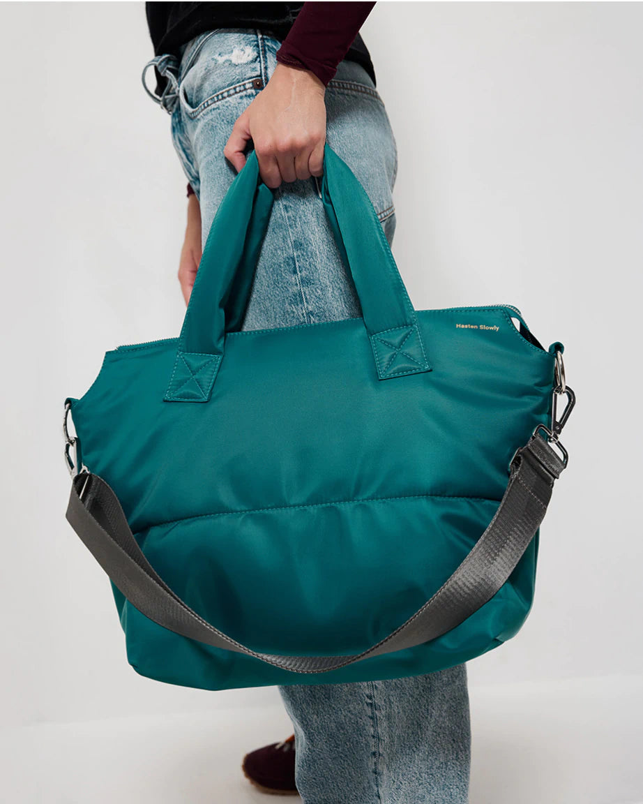 Maximilian Dance Tote in Nylon | Emerald