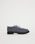 Maya Lace Up | Navy Spot