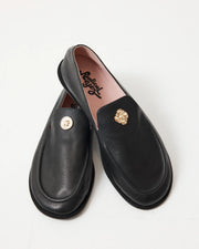 Meriem Hotel Loafer | Black Deco Amazingness