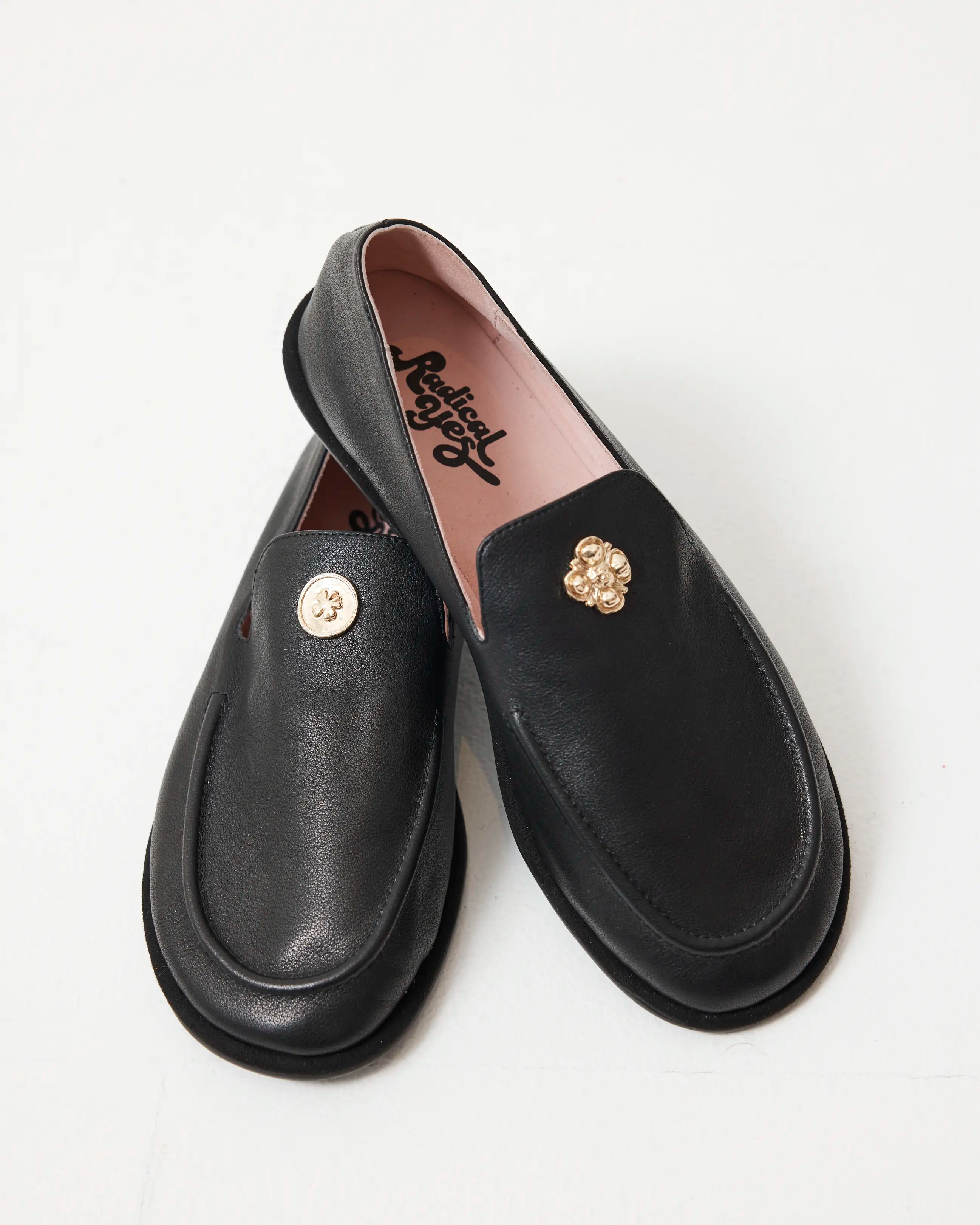 Meriem Hotel Loafer | Black Deco Amazingness