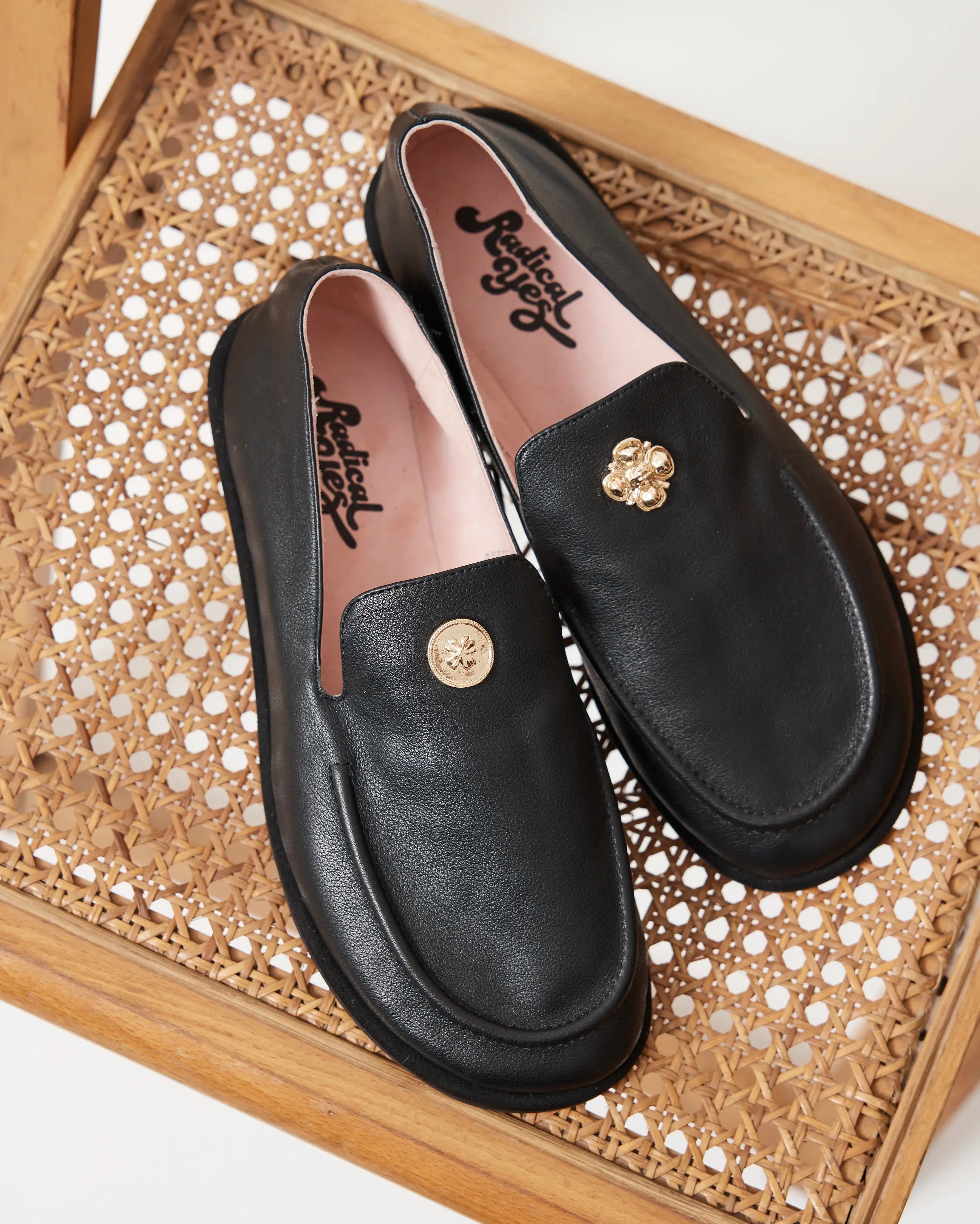 Meriem Hotel Loafer | Black Deco Amazingness