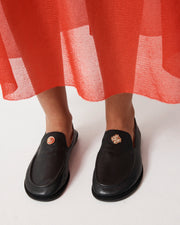 Meriem Hotel Loafer | Black Deco Amazingness