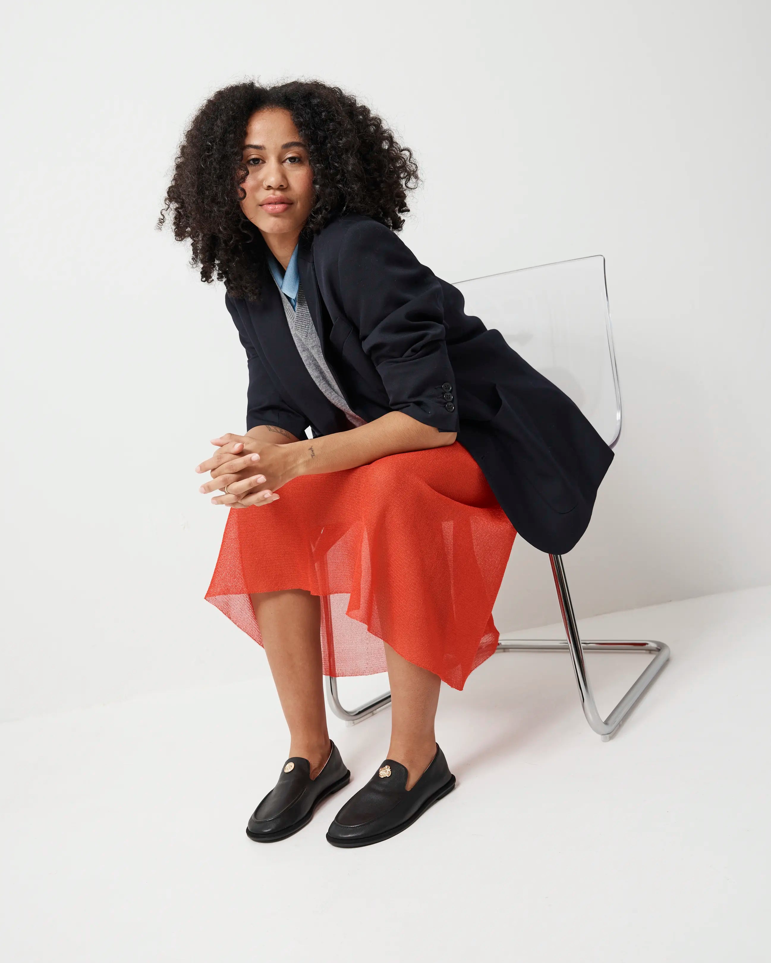 Meriem Hotel Loafer | Black Deco Amazingness