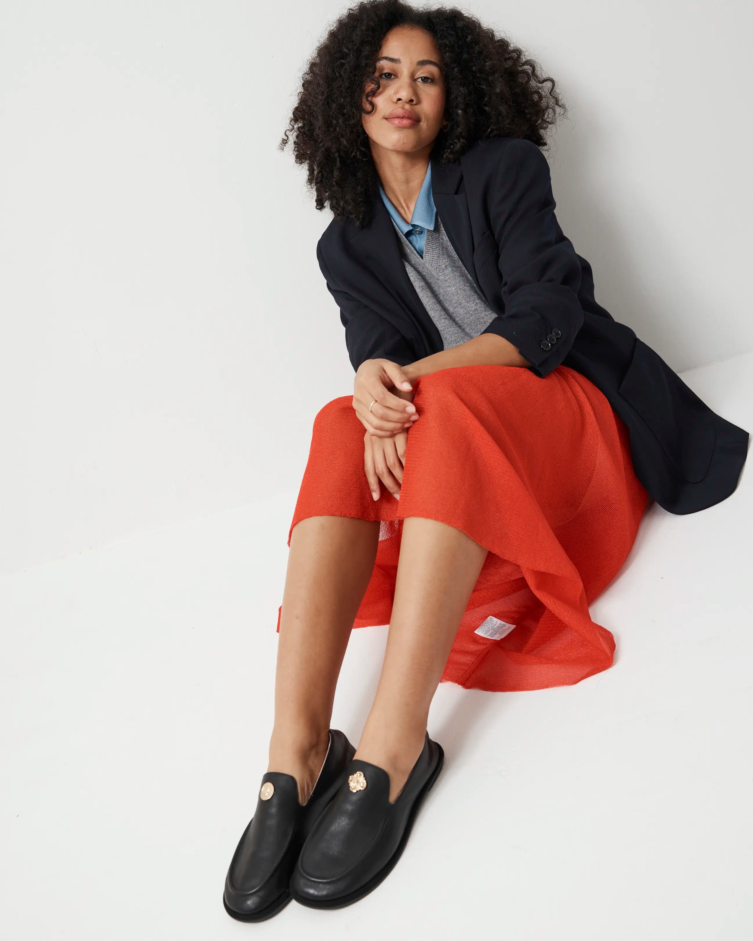 Meriem Hotel Loafer | Black Deco Amazingness