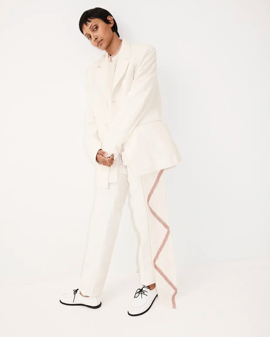 Jaipur Lace Up Loafer | Ecru