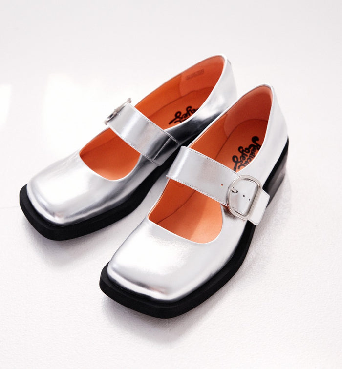 Monae Buckle Shoe | Silver