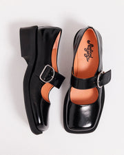 Monae Buckle Shoe | Black Crush
