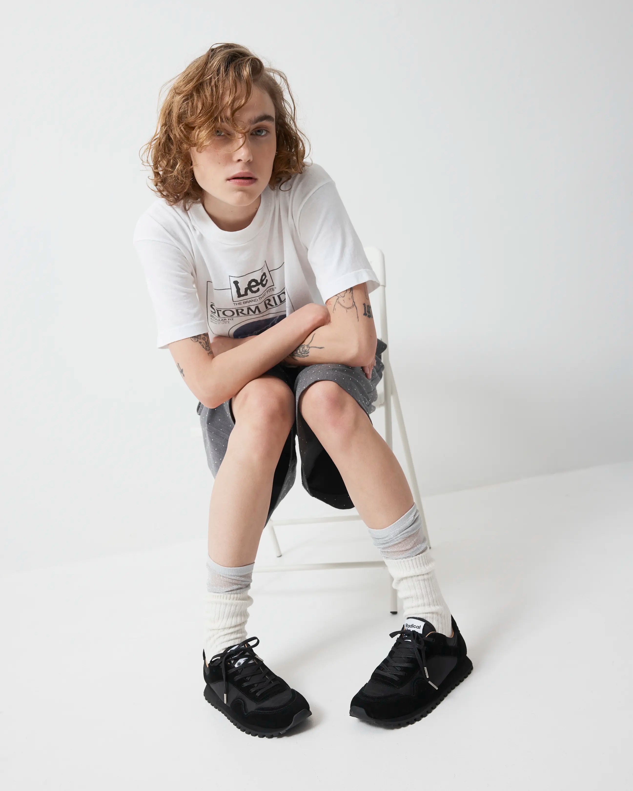 Moon Street Lace Up Sneaker | Black
