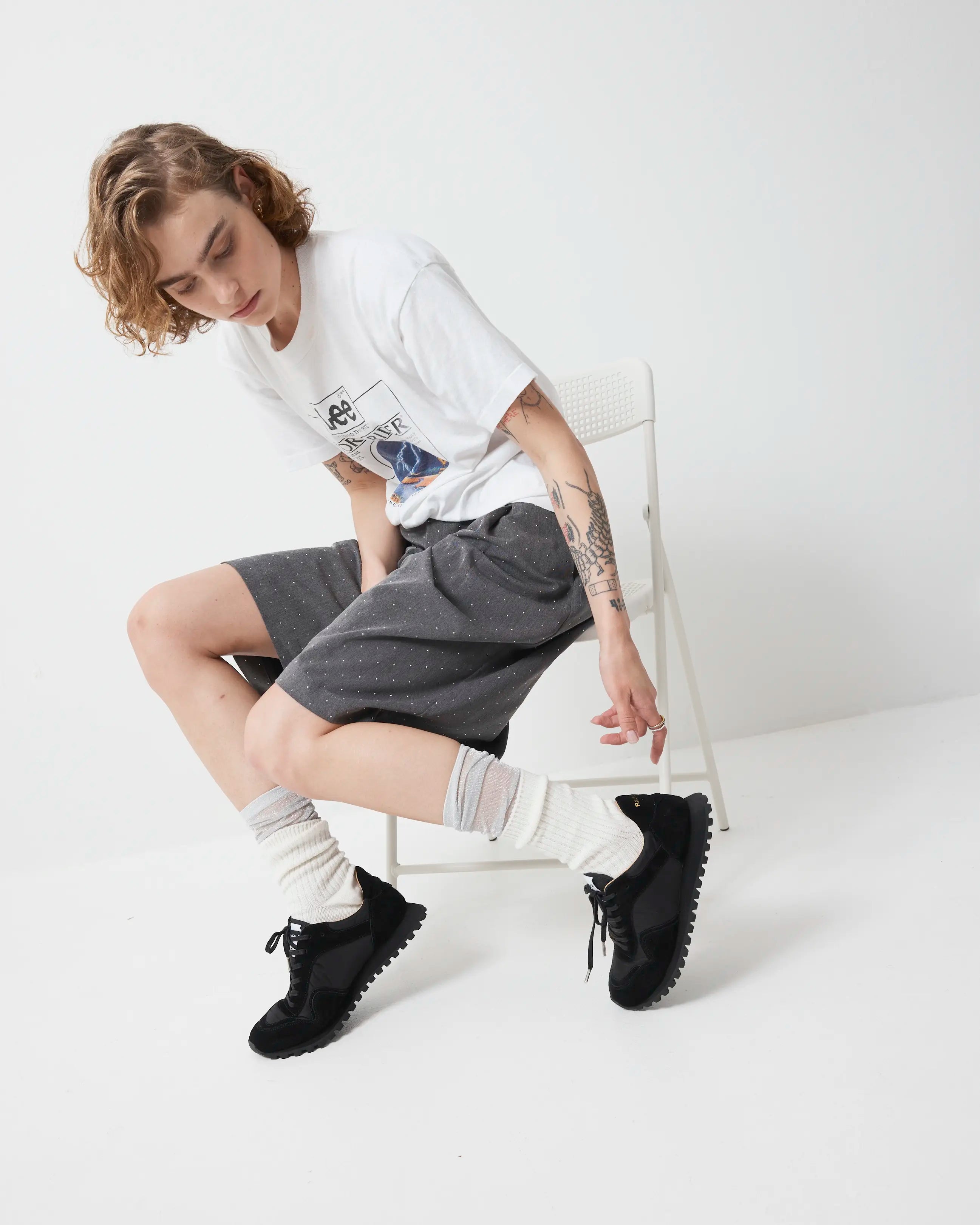 Moon Street Lace Up Sneaker | Black