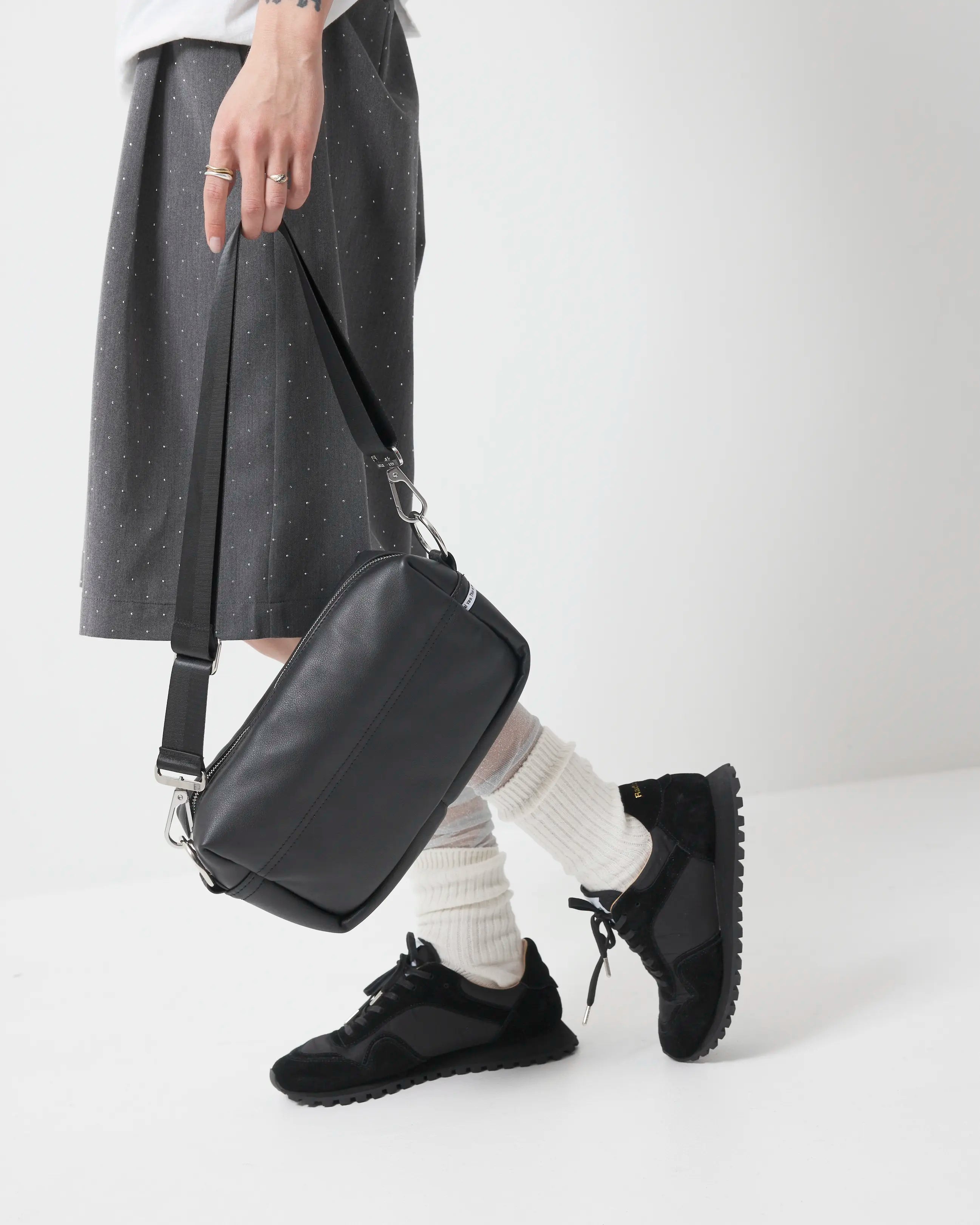 Moon Street Lace Up Sneaker | Black