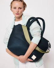 Maximilian Dance Tote in Nylon | Midnight Blue Mesh