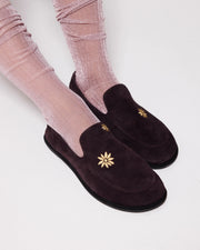 Meriem Hotel Loafer | Cherry Suede