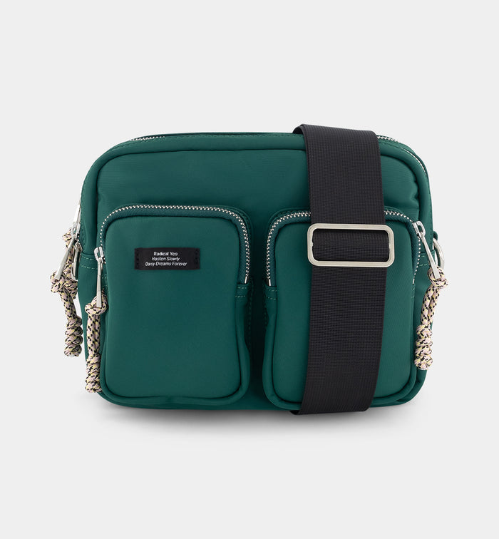 The Messenger Pocket Bag in Racing Green