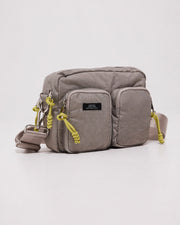The Messenger Nylon Pocket Bag | Washed Grey