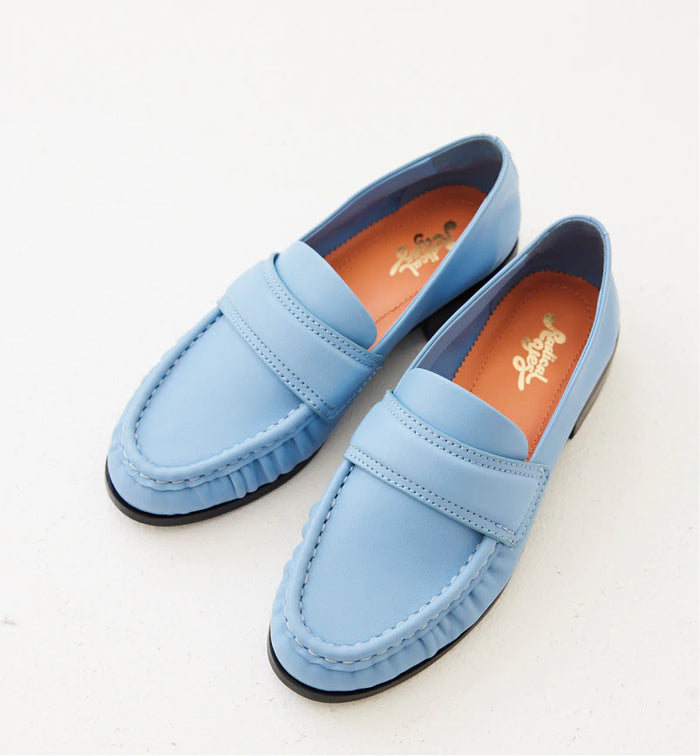 Miro Leather Loafer | Cornflower Blue